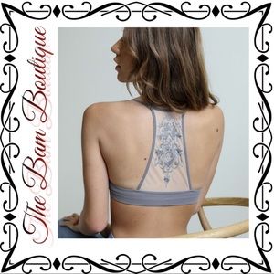 Tattoo Mesh Racerback Bralette